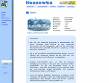 Tablet Screenshot of hannowka.de
